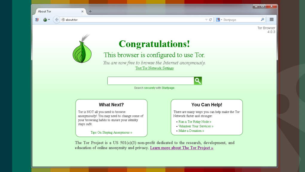 Tor project tor browser bundle